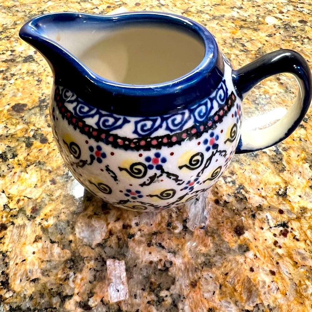 Authentic Polish Pottery Creamer